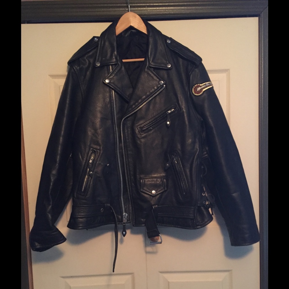 Men's motorcycle bomber jacket